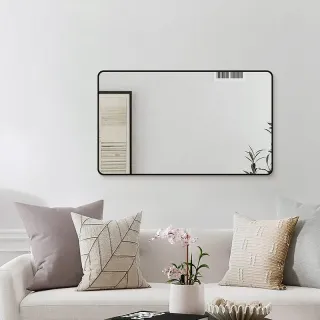 Зеркало с подсветкой ArtMax Siena AM-SieS-1200-800-DS-F 120 см чёрный